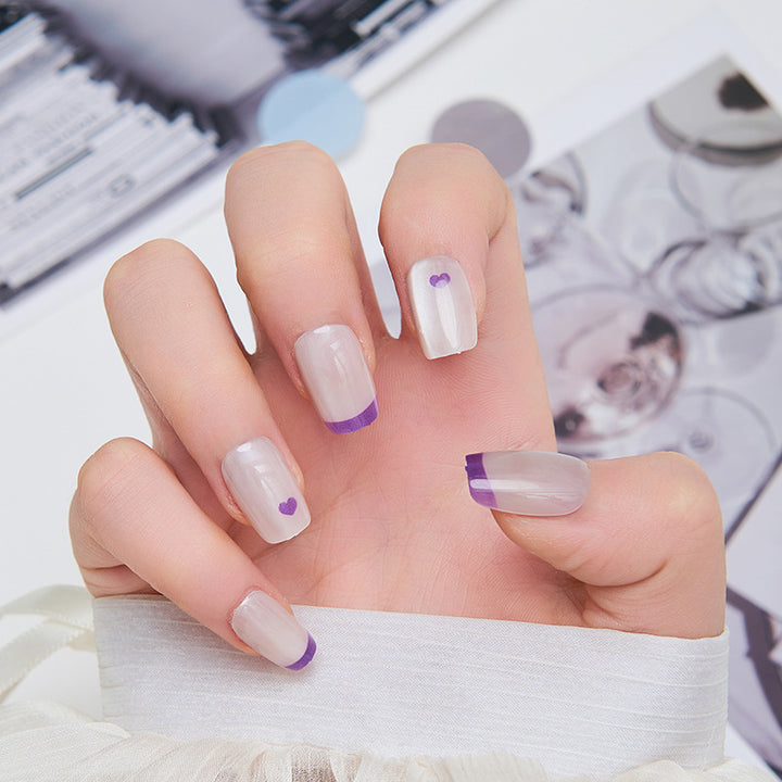 Artistic nail extensions with floral accents Kalsten