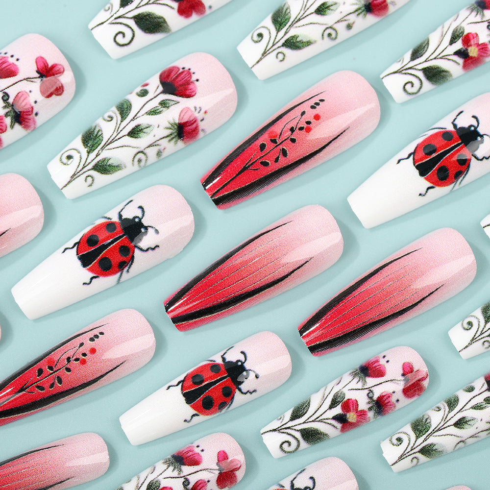 Creative Nail Art Set with Floral Motifs Kalsten
