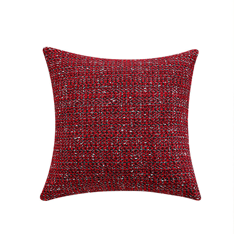 Square Boucle Tweed Cushion Cover with Structured Fabric Look and Hidden Zipper Kalsten