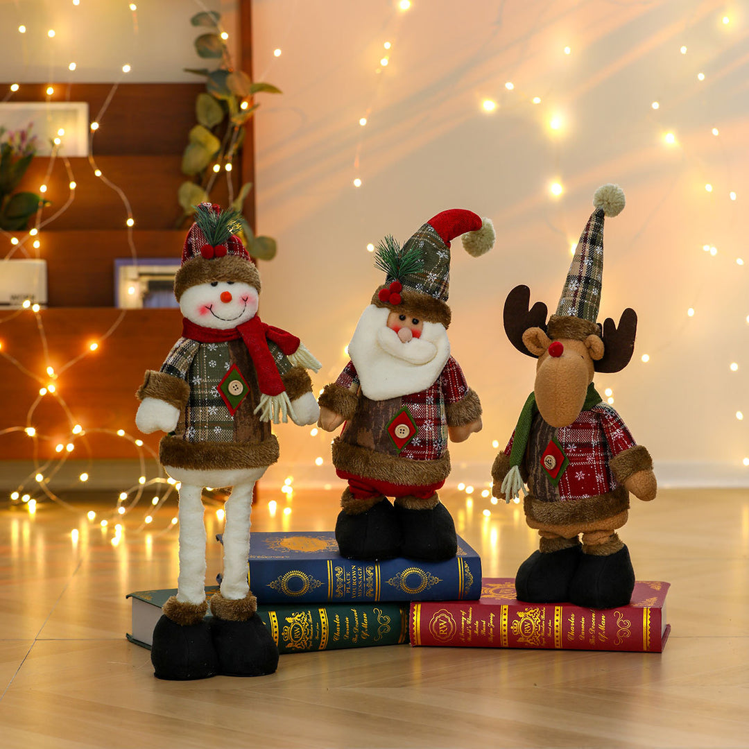 Whimsical Plush Santa Figurine Kalsten