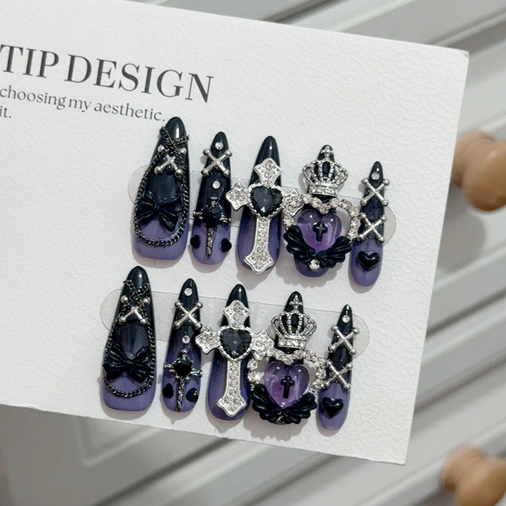Gothic Witchcraft Nail Art Tips