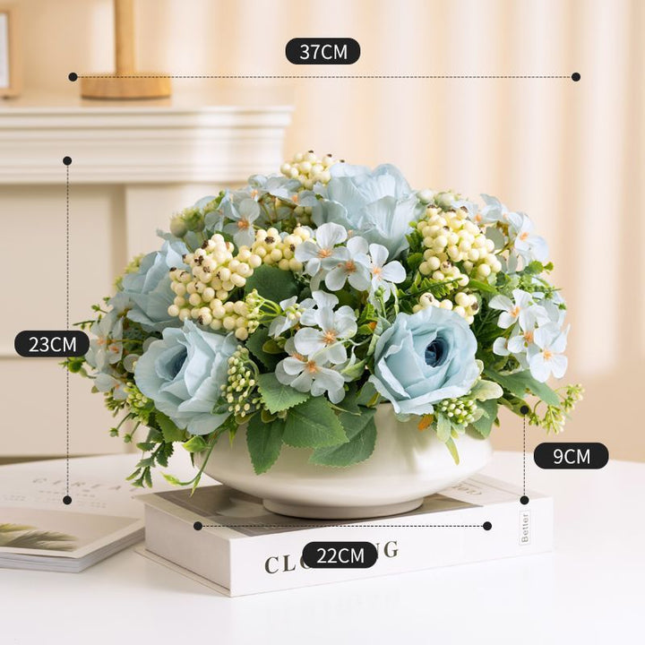 Lifelike Decorative Floral Centerpiece
