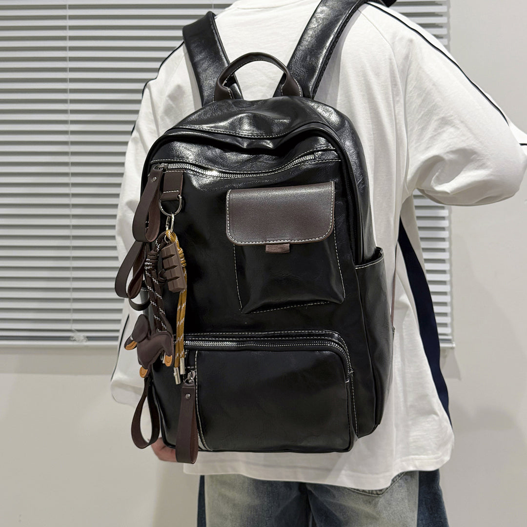 Durable Vintage Leather Backpack Kalsten