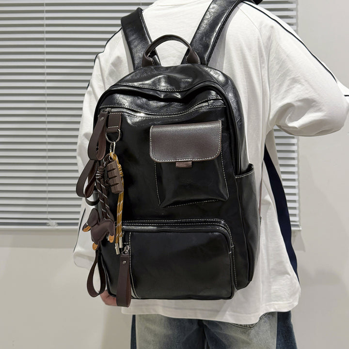 Durable Vintage Leather Backpack Kalsten