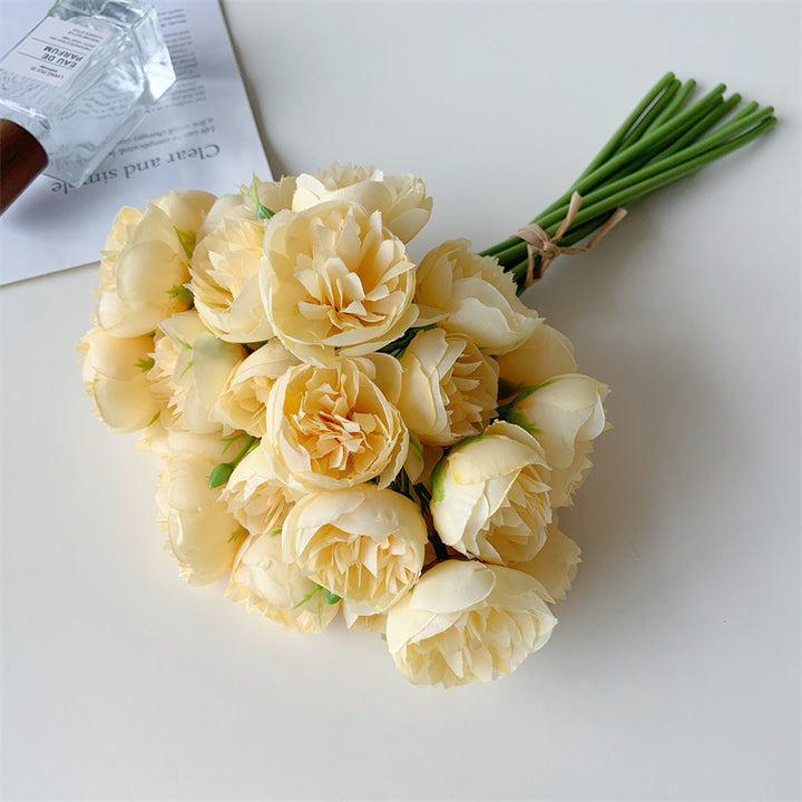 Silk Peony Bouquet