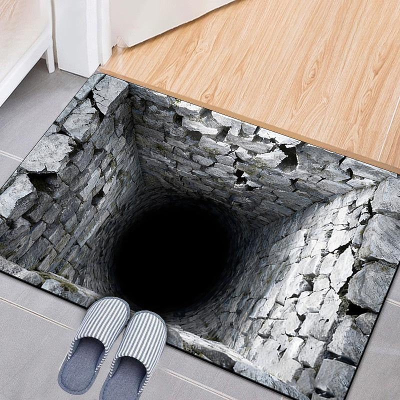 3D Optical Illusion Area Mat