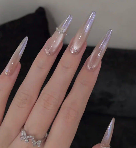 Artistic Heart Pattern Nail Art Extensions Kalsten