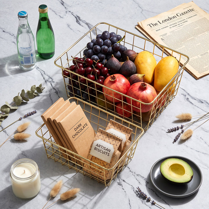 Organizer basket made of sturdy wire Kalsten