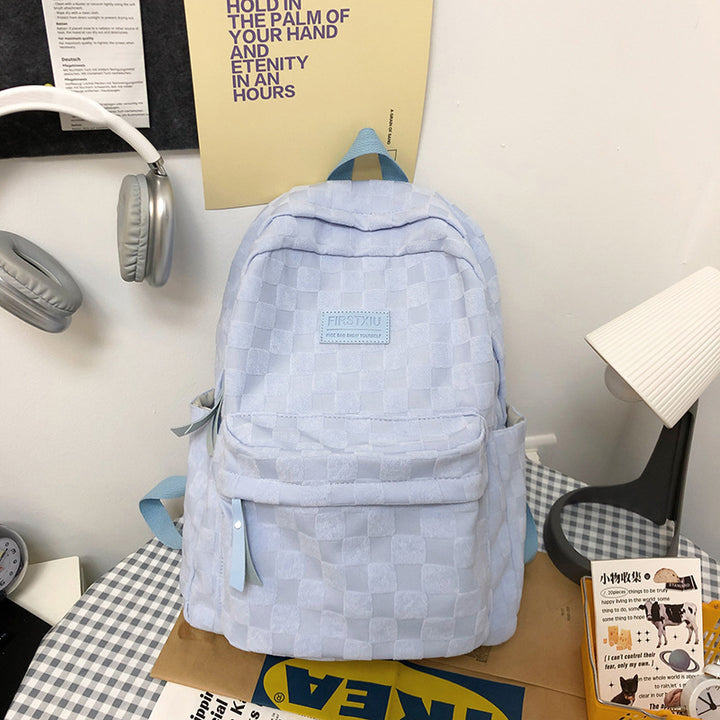 Classic Checked Patterned Backpack Kalsten