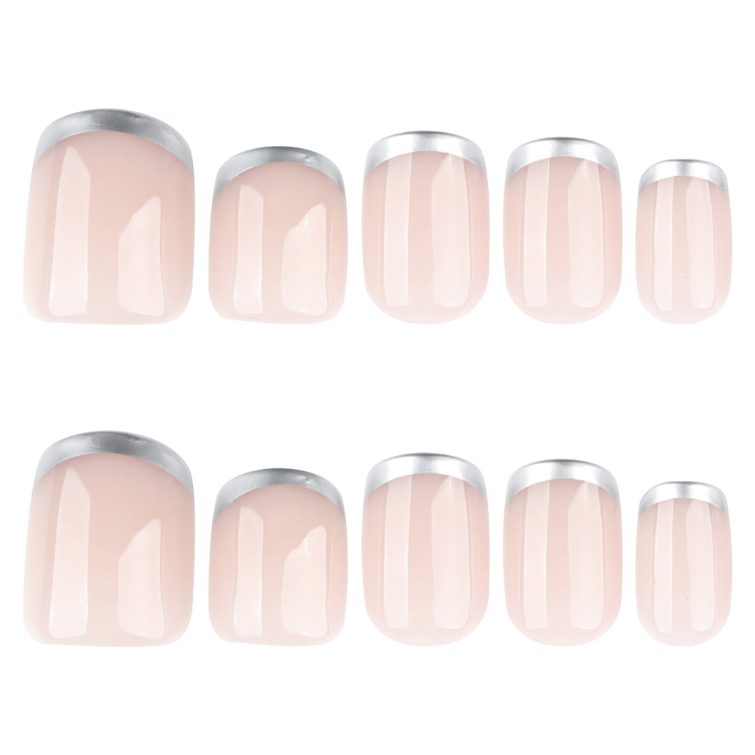 Elegant French-Tip Nail Art Kalsten