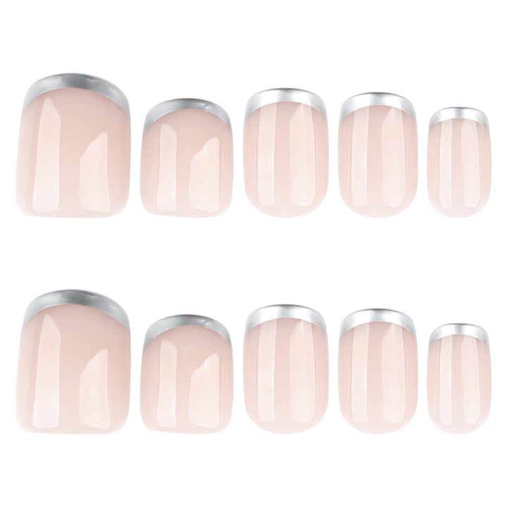 Elegant French-Tip Nail Art Kalsten