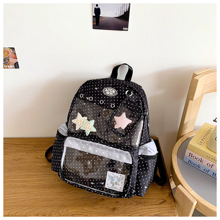 Cute Star Print Backpack