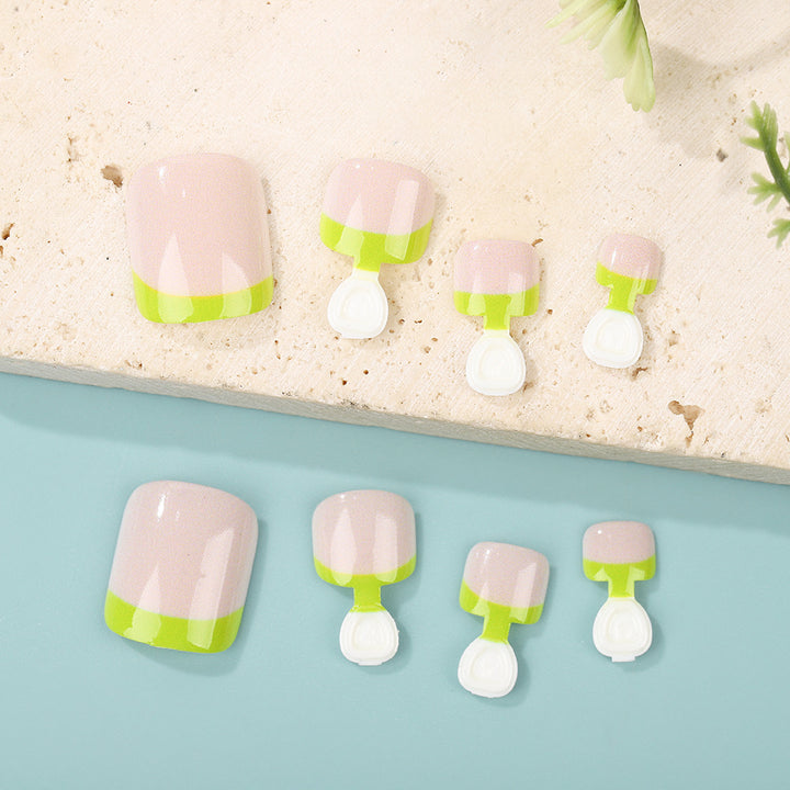 Artificial nails set with creative and colorful decorations Kalsten