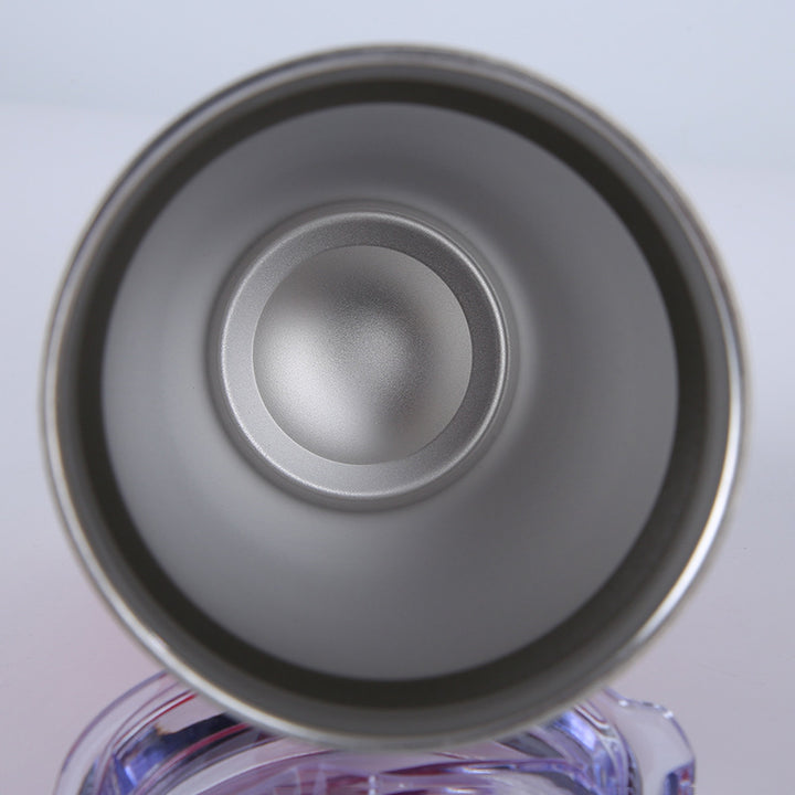 Stainless Steel Tall Slim Thermal Travel Tumbler With Spill-Resistant Clear Slider Lid