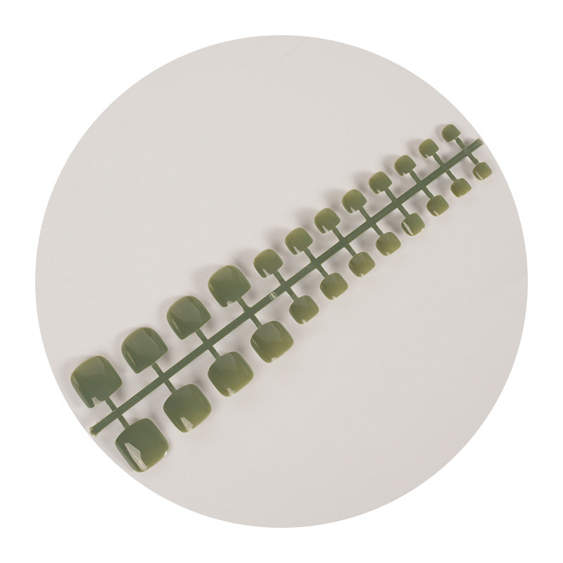Glossy Square Press-On Nail Art Kalsten