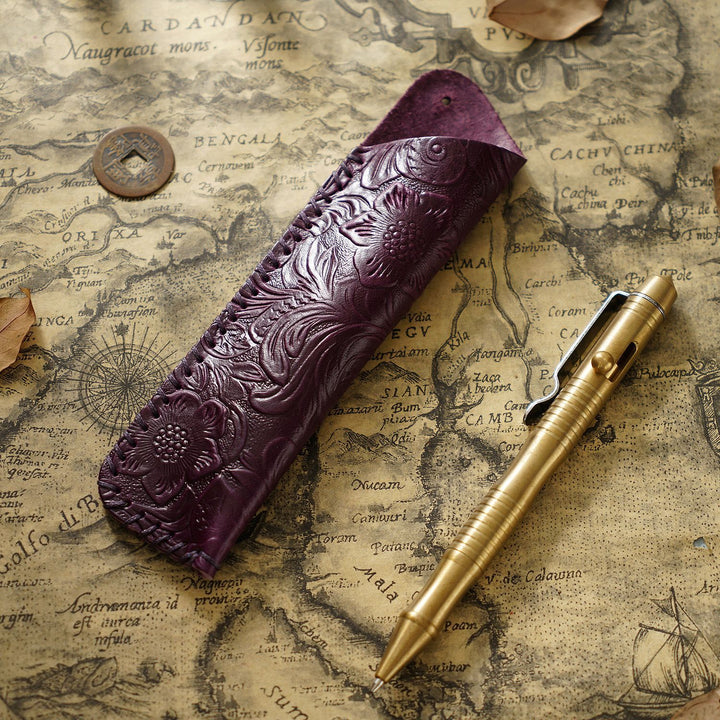 Handmade Leather Pen Case
