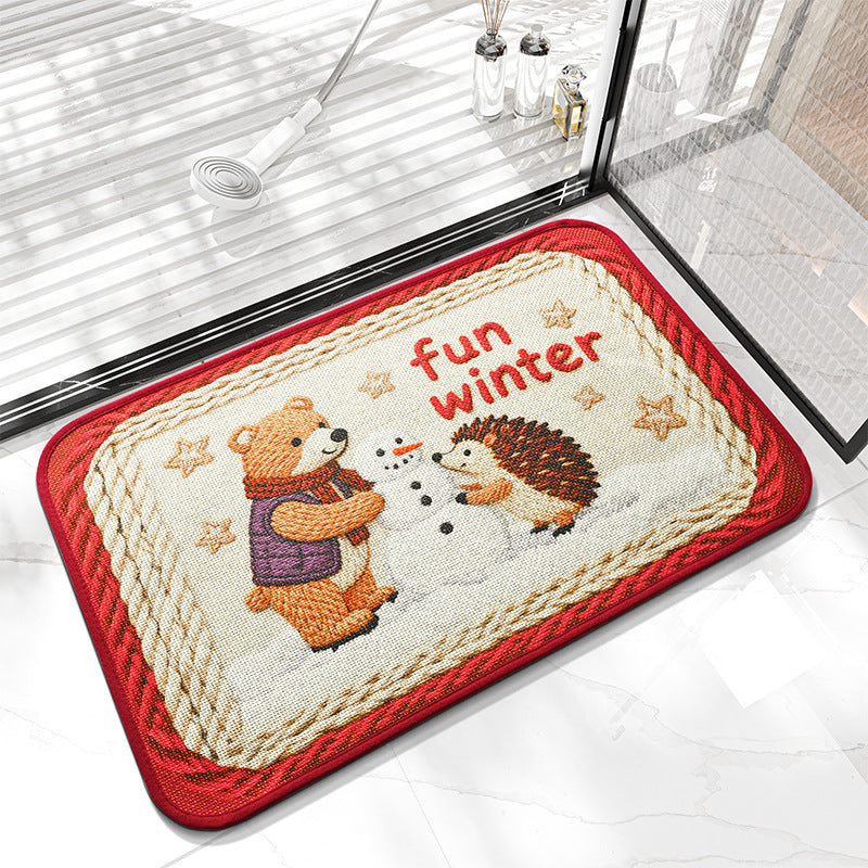 Decorative Cartoon Bath Mat Kalsten