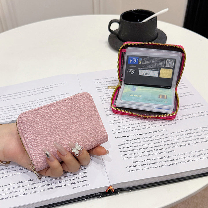 Textured Zip Wallet