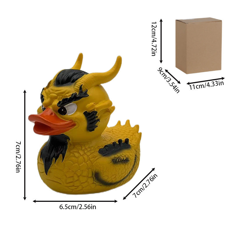 Decorative rubber duck with stylish haircut Kalsten