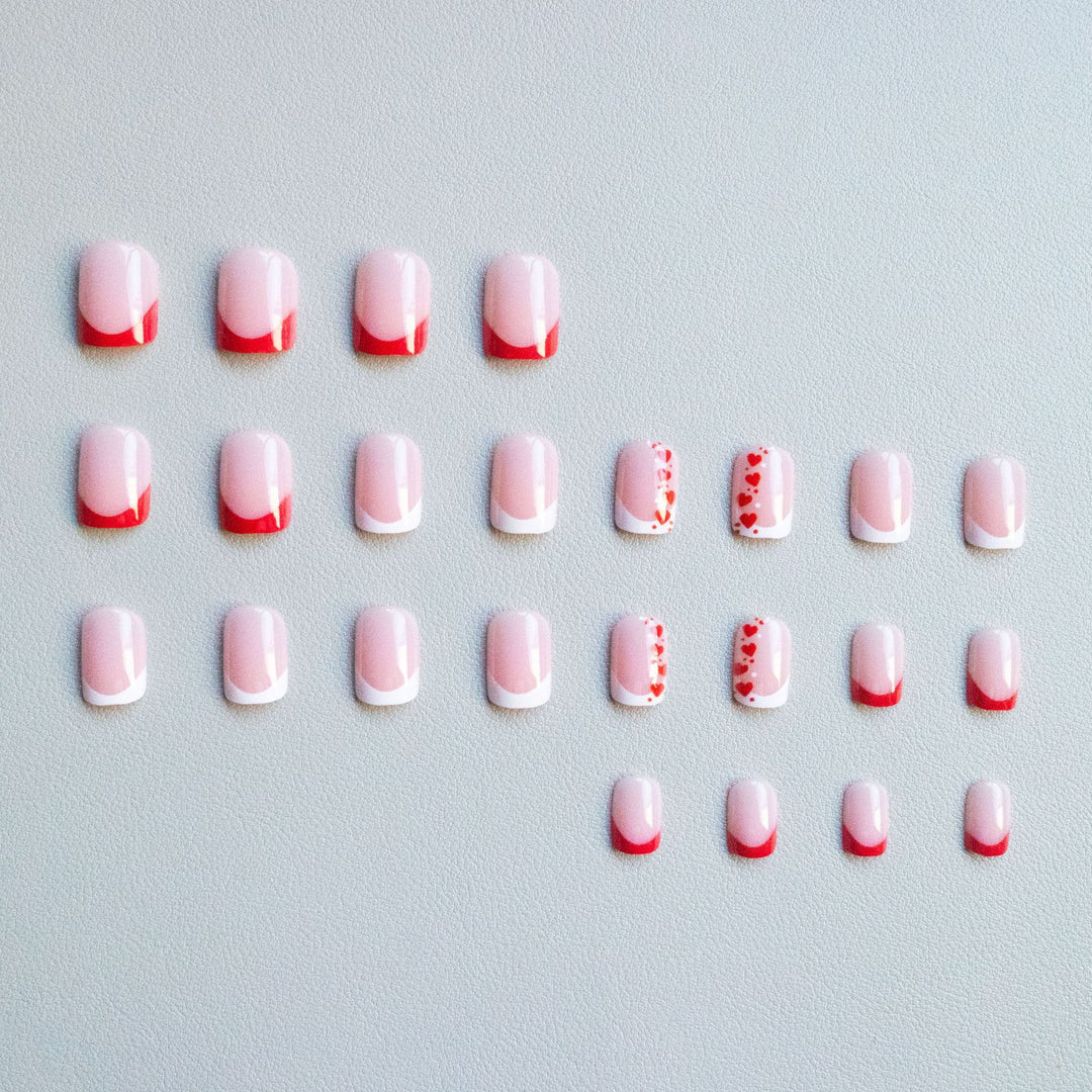 French Tip Acrylic Nail Art