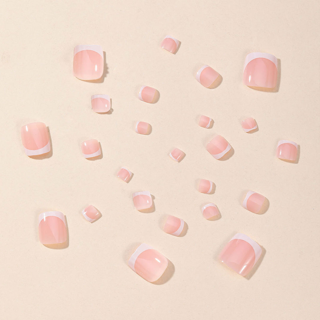 French Tip Gel Nail Art Kalsten