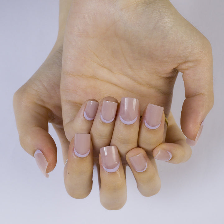 Artificial Nails in Soft Nude Look Kalsten