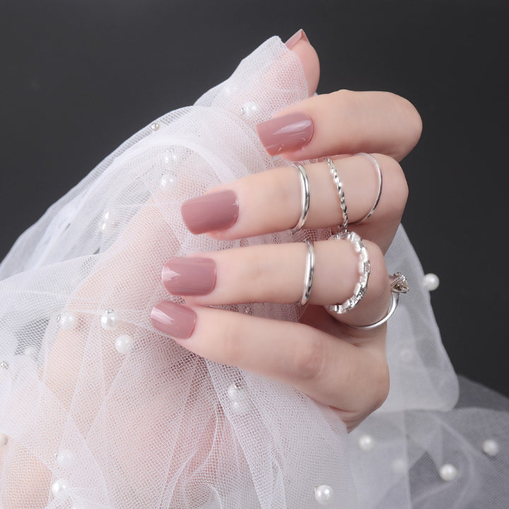 High-Gloss Square Press-On Nails Kalsten