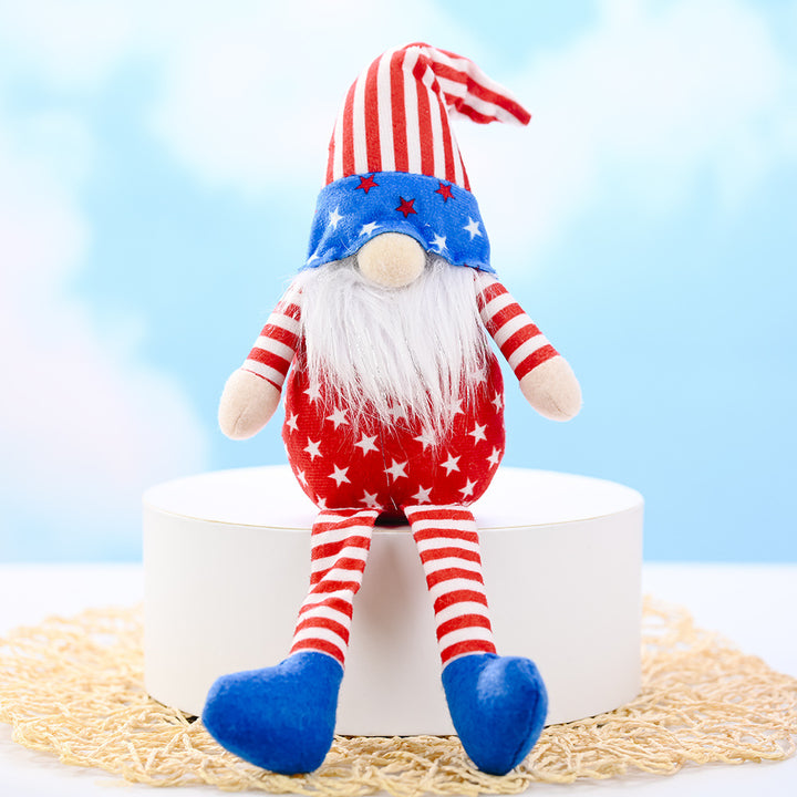 Decorative Patriotic Gnome Figurine Kalsten
