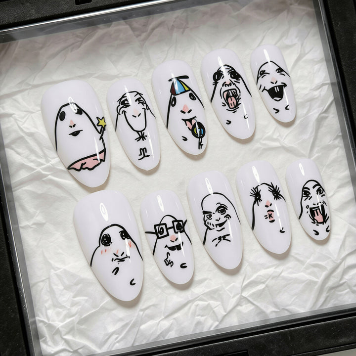 Creative Character Nail Art Tips Kalsten