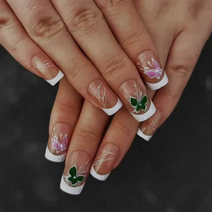 Floral Gradient Nail Art Design Kit Kalsten