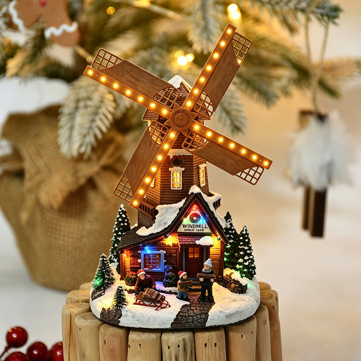 Nostalgic Christmas Windmill Decoration Kalsten