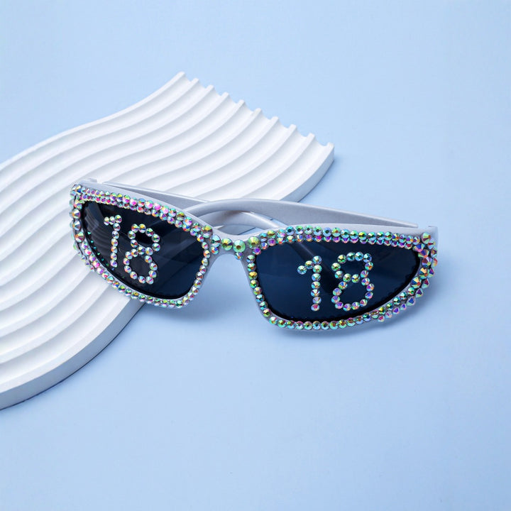 Statement Swarovski Crystal Embellished Sunglasses Kalsten