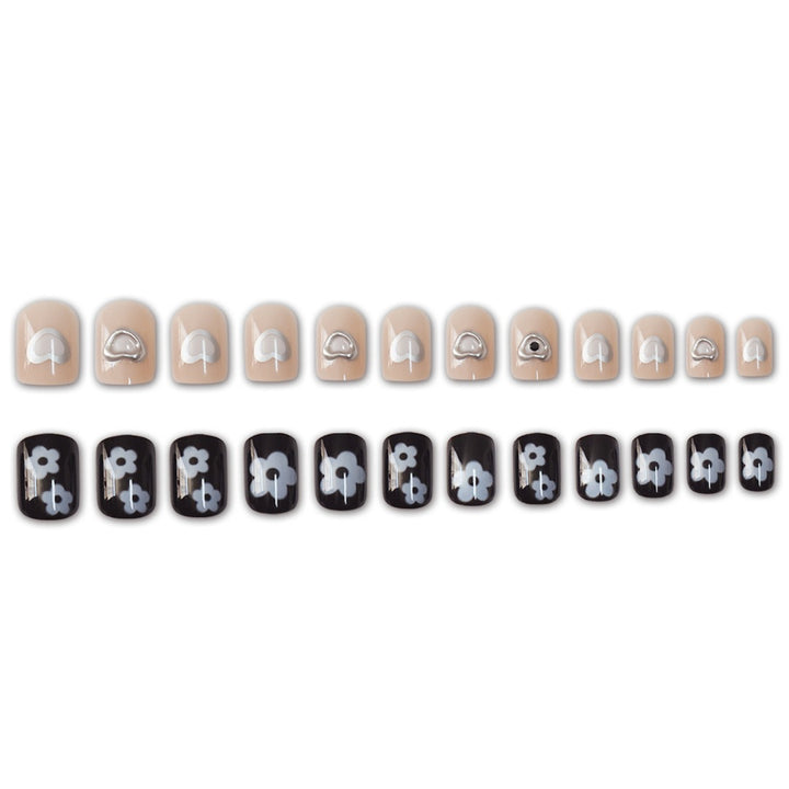 Artistic Heart-Inspired Nail Art Extensions Kalsten
