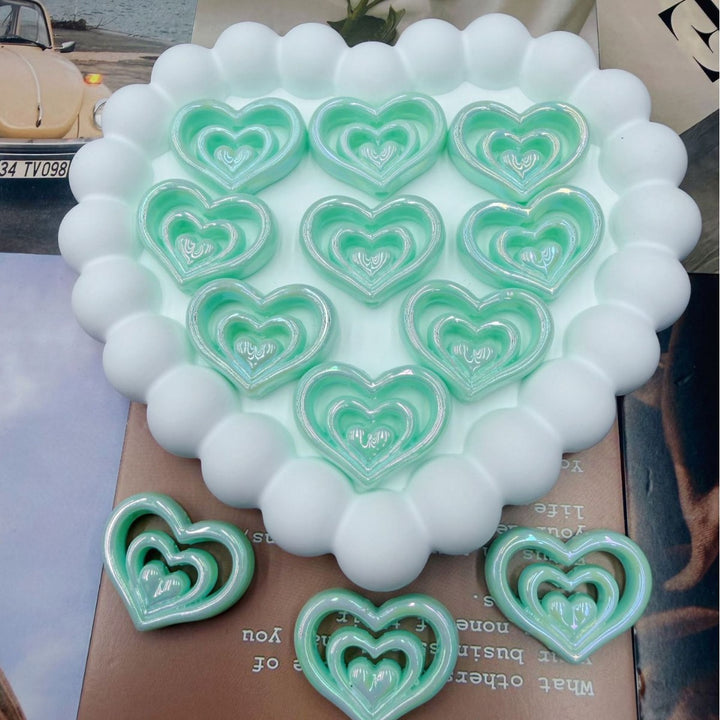 Decorative Heart-Shaped Resin Candle Holder kalsten