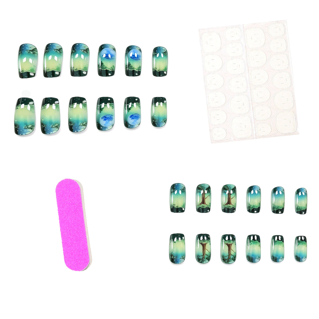 Artistic Nature-Inspired Nail Art Enhancements Kalsten