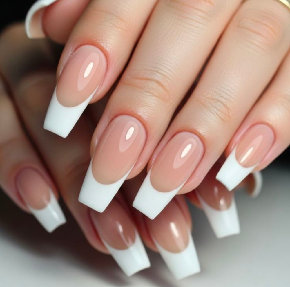 Floral Design Stiletto Press-On Nails