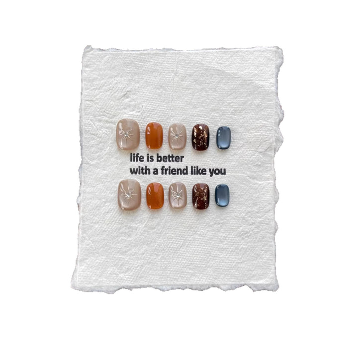 Artistic Press-On Nail Art Set  1791773519