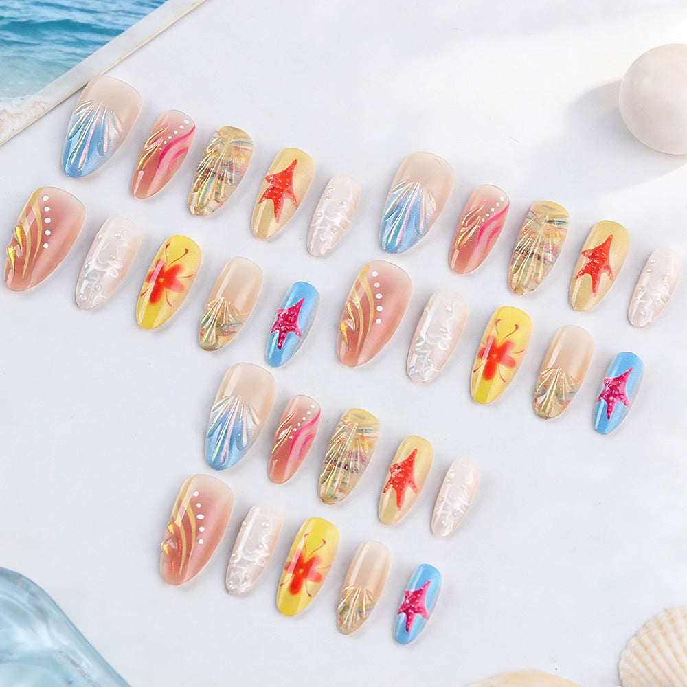 Decorative Press-On Nail Art Set Kalsten