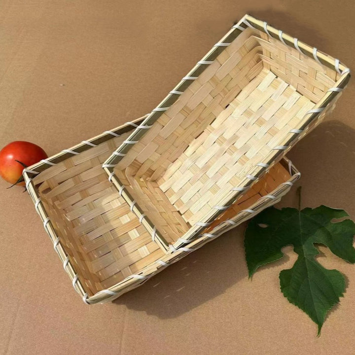 Rectangular Woven Serving Tray Kalsten