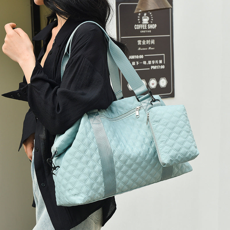 Multi-Functional Quilted Travel Duffle Bag Kalsten