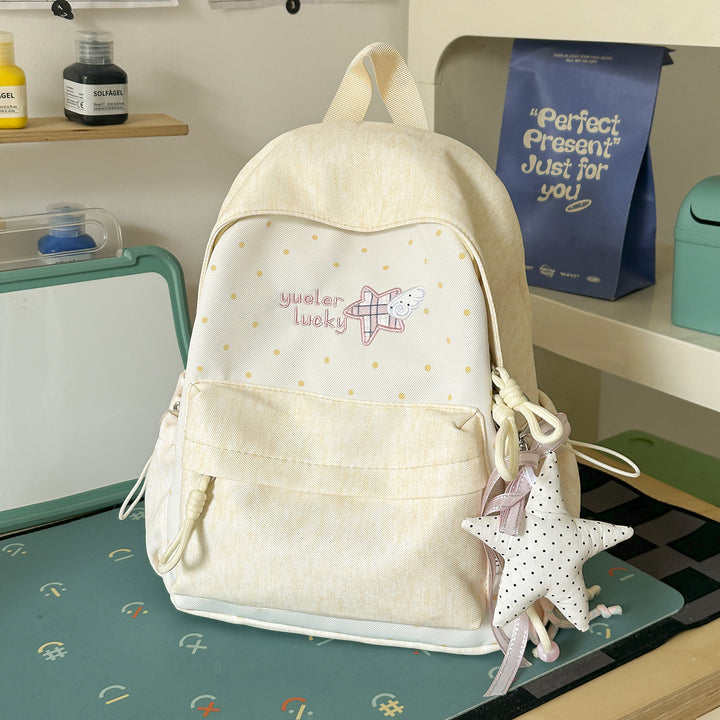 Adorable Star-Embellished School Backpack Kalsten