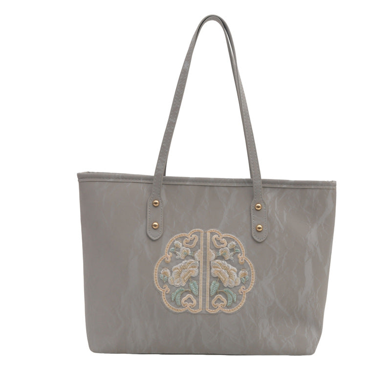 Elegant Embroidered Tote Bag