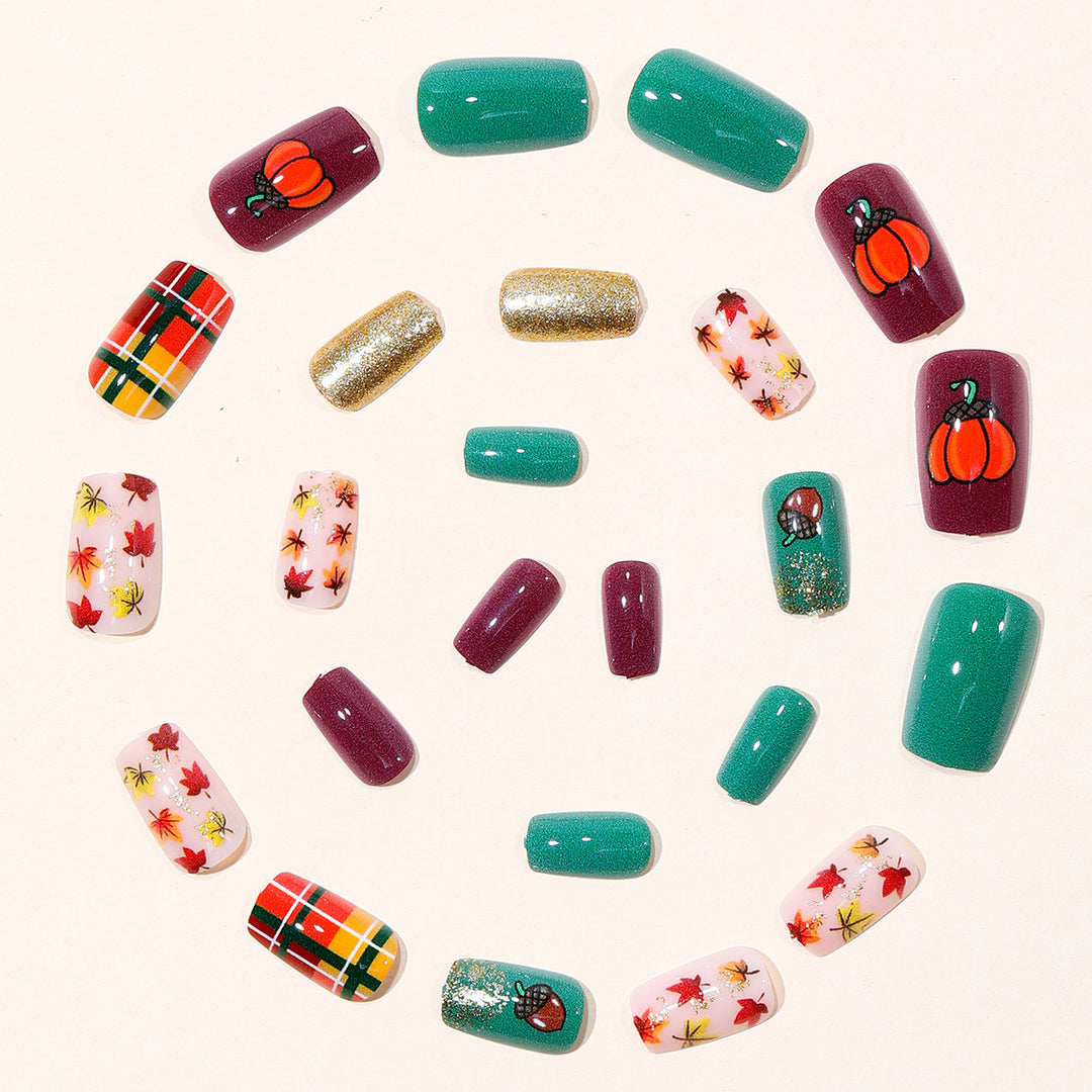 Autumn-Inspired Seasonal Nail Art Set Kalsten