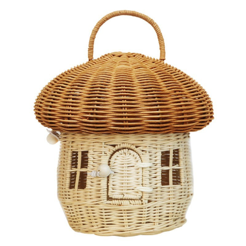 Playful hand basket in house design Kalsten