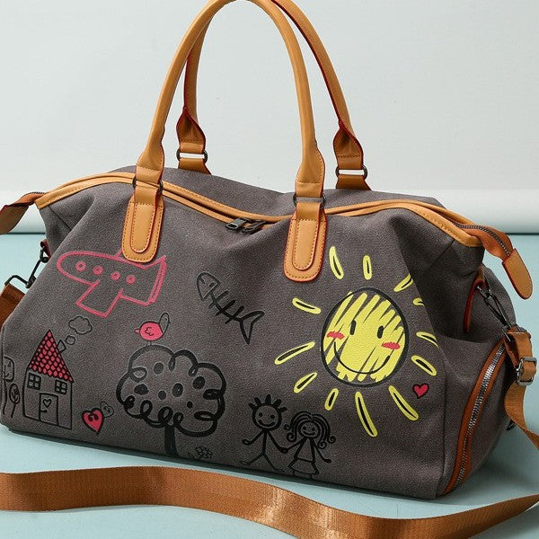 Artistic Print Travel Duffle Bag Kalsten