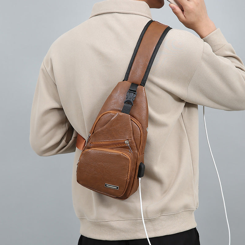 Multi-Compartment Stylish Sling Bag Kalsten
