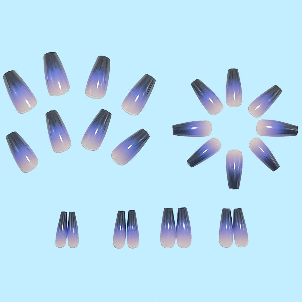 Fashionable artificial nails in elegant ombre design Kalsten