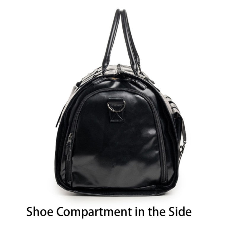 Elegant Travel Bag with Integrated Suit Compartment Kalsten