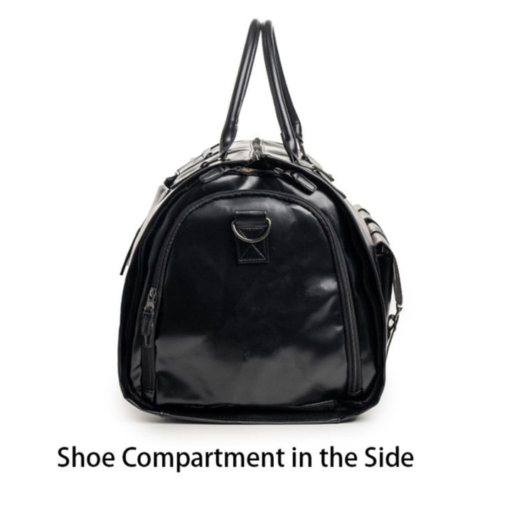 Elegant Travel Bag with Integrated Suit Compartment Kalsten