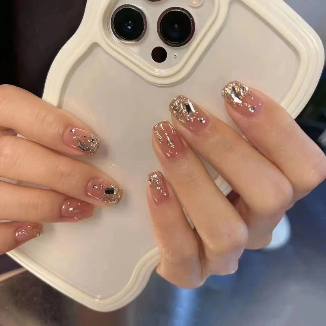 Glamorous Glittery Press-On Nail Set